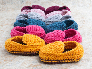 Baby crochet shoes