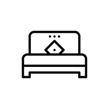 recommend clip art: Single Divan, Couch, Bed, Bedroom, Mattress Icon Logo Vector Isolated. Hotel Service Icon Set. Editable Stroke and Pixel Perfect.