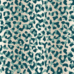green leopard abstract geometric seamless pattern print design