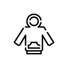 Jacket, Hoodie, Sweater Icon Logo Vector Isolated. Autumn Icon Set. Editable Stroke and Pixel Perfect.