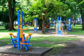 Exercise appartus in Lumphini Park