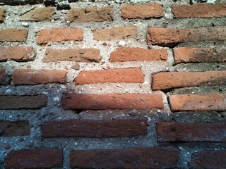 red brick wall