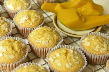 Fresh Homemade Pumpkin Cake on cooling rack