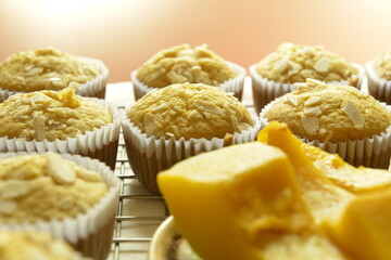 Fresh Homemade Pumpkin Cake on cooling rack