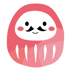 かわいいだるまのイラスト