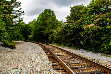 Fototapeta premium Railway in the countryside 2