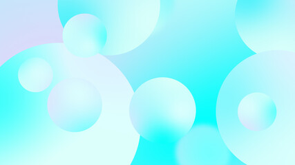 Abstract balls geometric gradient color background.For graphic design. 3d render illustration.