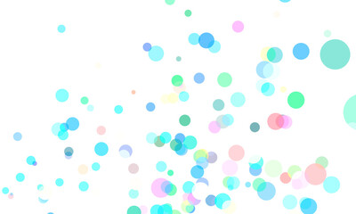 Abstract colored circles background.3D illustration. dots colorful.