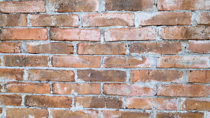 Red brick wall background
