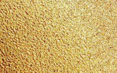 Gold foil paper texture background.