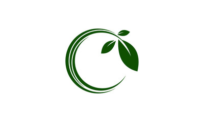 green leaf logo