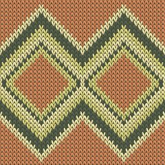 Closeup rhombus argyle knitting texture geometric 