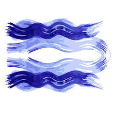 wave watercolor, abstract blue background