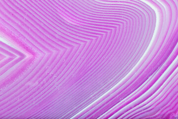 purple lines of agate macro structure