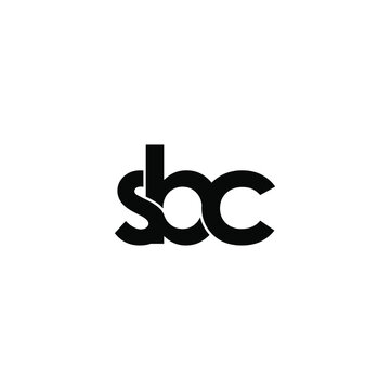 sbc letter original monogram logo design