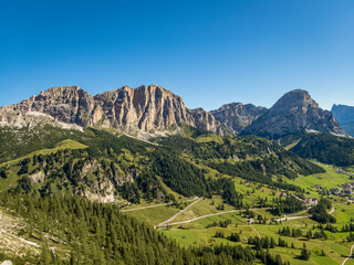 Pisciadu via ferrata of the Sella group near Piz Boe