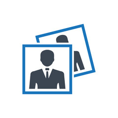 User photo icon ( vector illustration )