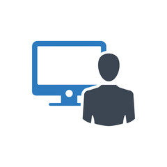 Job icon ( vector illustration )