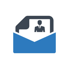 Resume icon ( vector illustration )