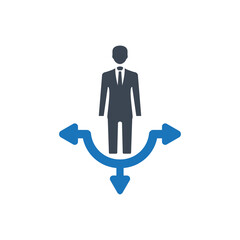 Business strategy icon ( vector illustration )