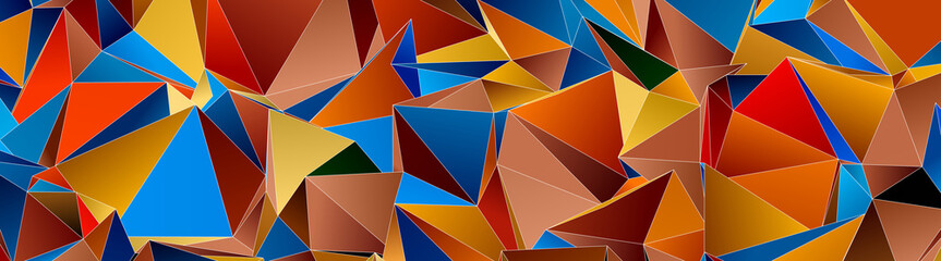 Abstract Low-Poly background. triangulated texture. Design 3d. Polygonal geometrical pattern. Triangular modern style