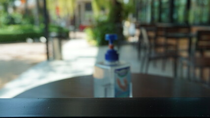 Alcoholic images, handwash that was intended to be blurred