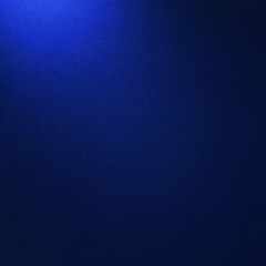 dark blue background with corner spotlight and texture, elegant black and blue wall with lighting in abstract luxury design
