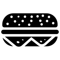 
Fast food considered junk item, burger
