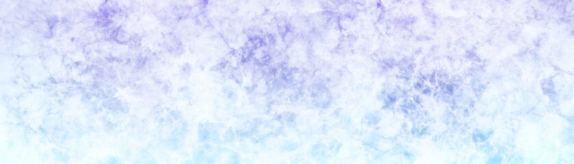 Blue purple and white background painting with cloudy distressed texture and marbled grunge, soft marbled white and gradient blue purple colors