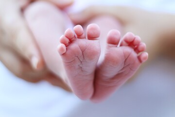 Obraz na płótnie Canvas Piedini neonato