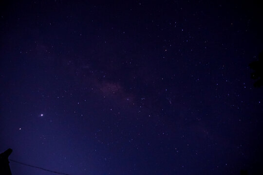 astrophotography thousands of sparkling stars adorn the dark night   