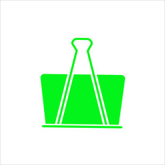 Paperclip icon vector