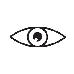 Eye icon vector