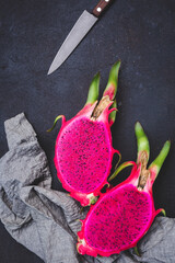 Fresh red dragon fruit- Pitaya fruit