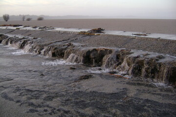 
lake after volcano eruption