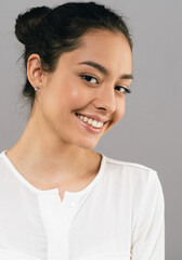 Fototapeta premium Healthy teeth smile woman beautiful