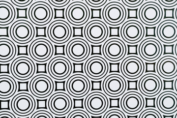 Arrière plan noir et blanc avec des motifs géométriques graphique