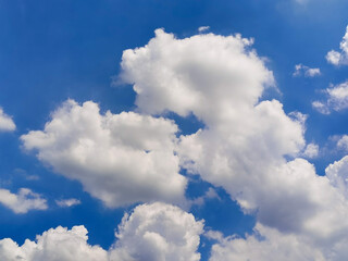 Beautiful abstract cloud and clear blue sky landscape nature, blue background