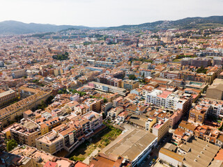 Fototapeta premium Image of landscape of Mataro in the Spain.