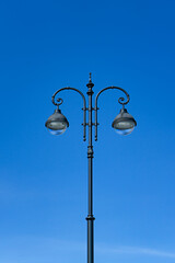 Fototapeta na wymiar Street lamp by day