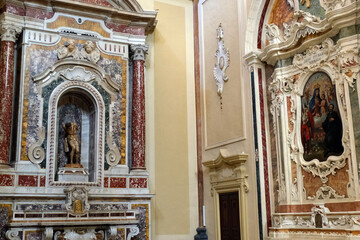 Fototapeta na wymiar Martina Franca Basilica of San Martino