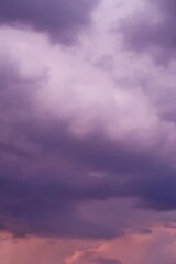 Wolken am Abendhimmel