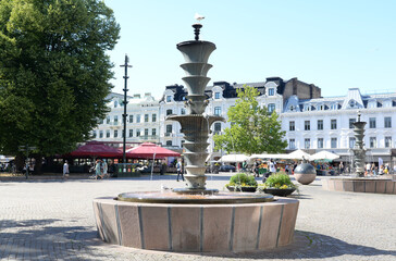 Fototapeta premium Brunnen in Malmoe