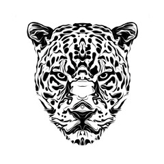 white tiger head