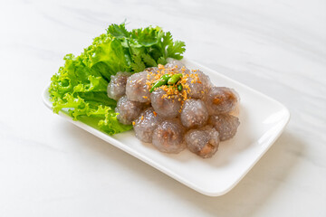 Steamed Tapioca Dumplings with Pork