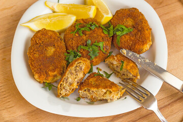 Traditional Turkish Dish Lady's Thigh Kofte 