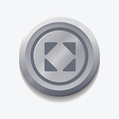 full screen web button