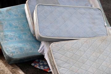 Mattresses left on the street