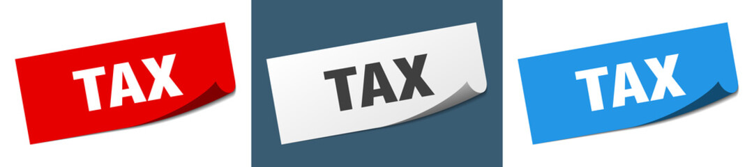 tax grunge vintage retro band. tax ribbon