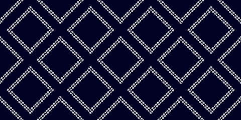 White modern stripes on blue background, seamless pattern hand drawn surface design for home.